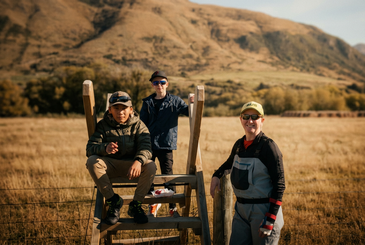 Fly fishing moment 3 — replace with real client photo